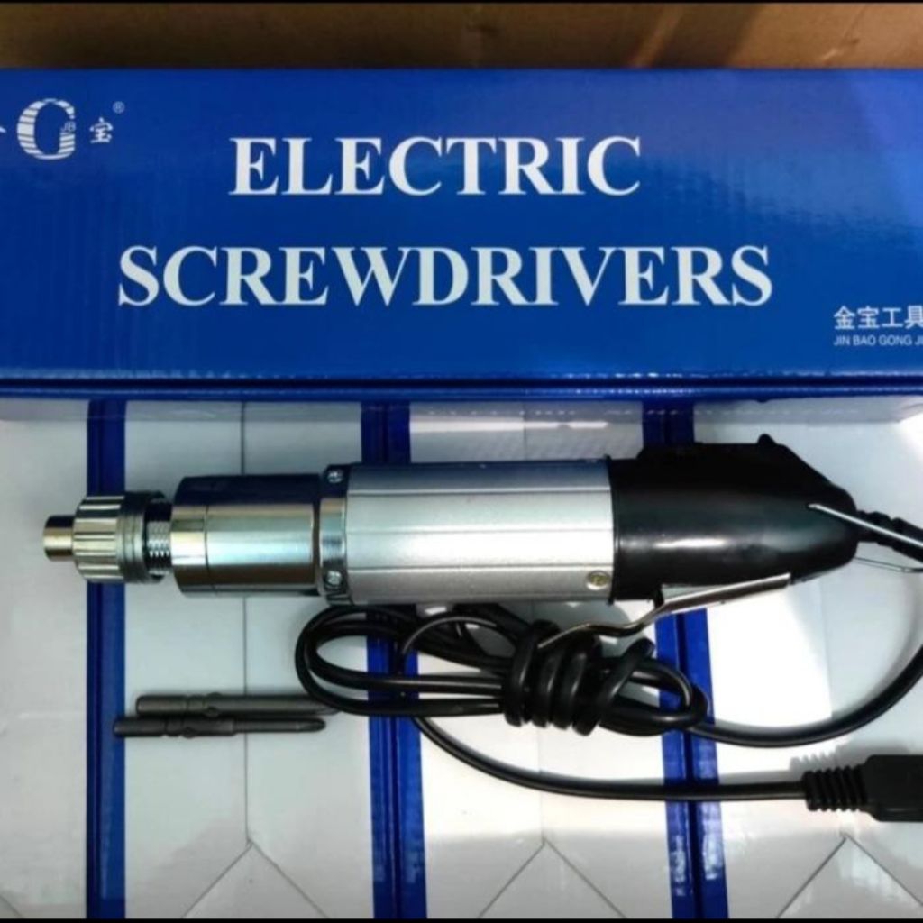 Electric screwdrivers obeng listrik set JB-802 + 2pcs mata obeng