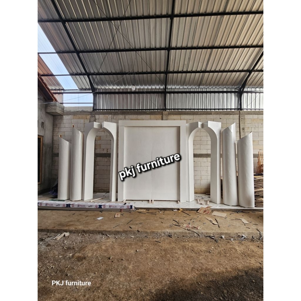 backdrop pelaminan / backdrop dekorasi / perlengkapan dekorasi