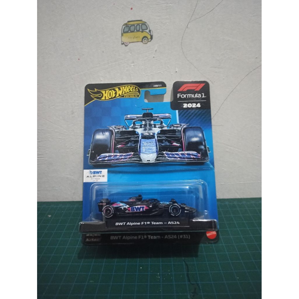 HOT WHEELS FORMULA ONE BWT ALPINE F1 TEAM - A524
