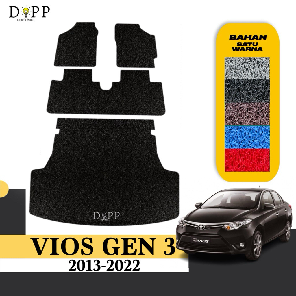 Karpet Mobil Vios Gen 3 / Karpet Mobil Mie Bihun Toyota Vios 2013-2022