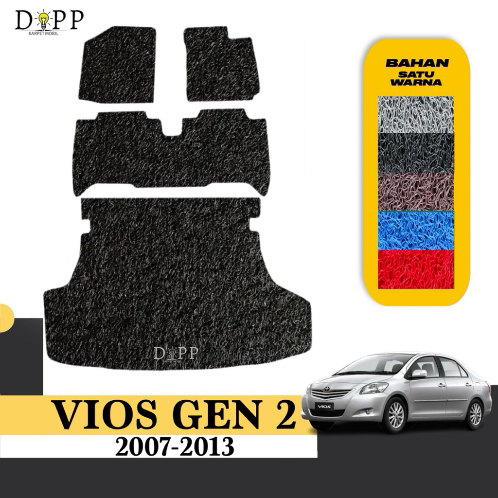 Karpet Mobil Vios Gen 2 / Karpet Mobil Mie Bihun Toyota Vios 2007-2013