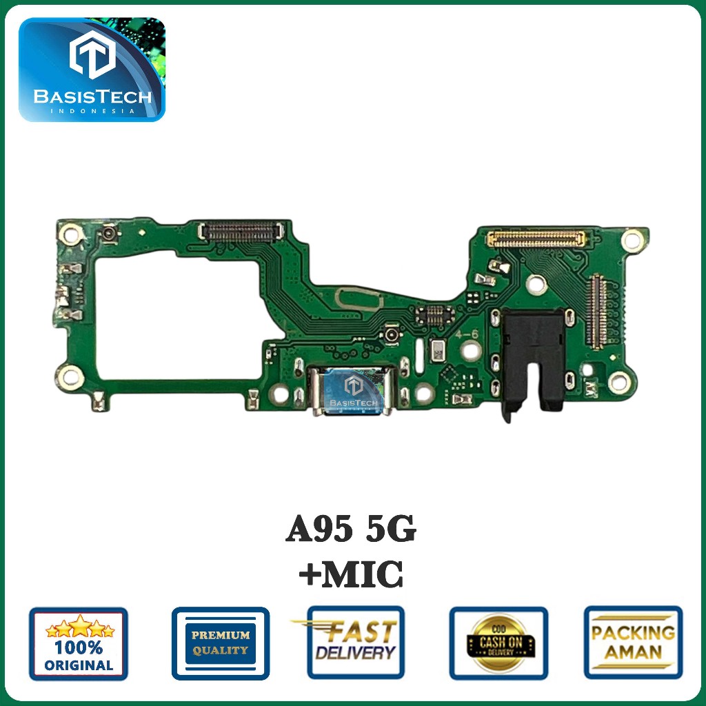 FLEXIBLE KONEKTOR CAS CHARGER OPPO A95 5G ORIGINAL QUALITY