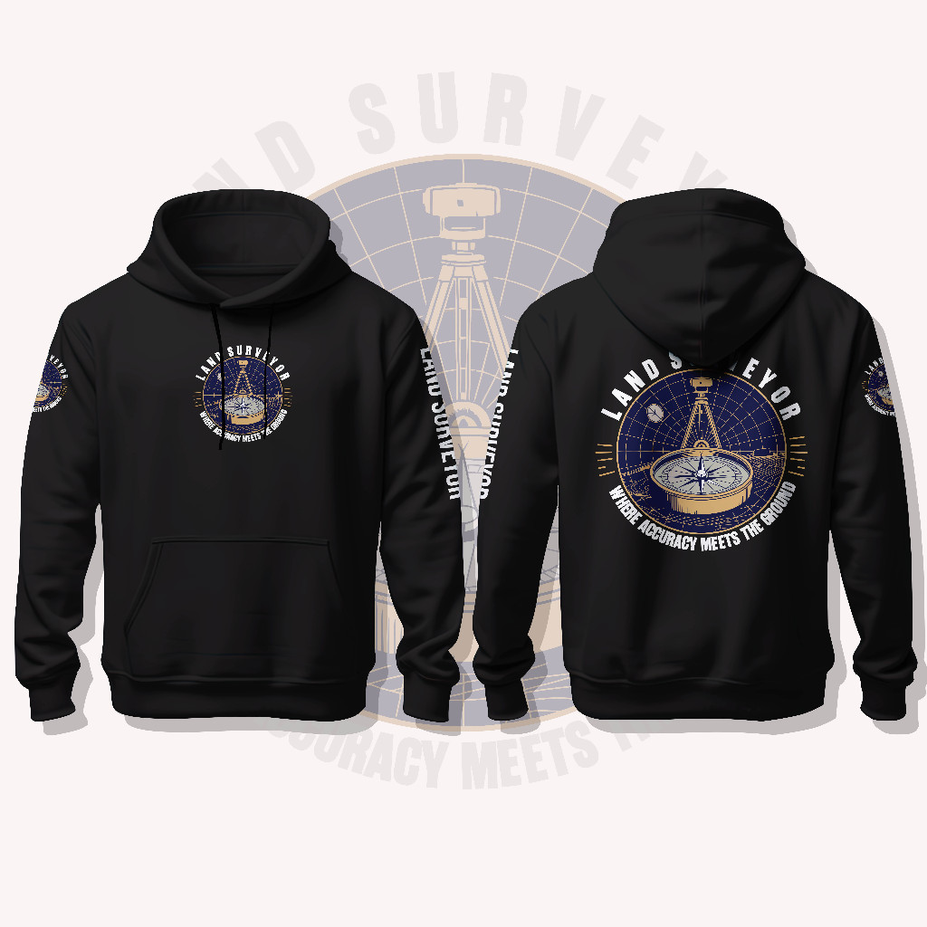 Hoodie Jumper Profesi Surveyor | Land Surveyor Where Accuracy Meets the Ground Hoodie
