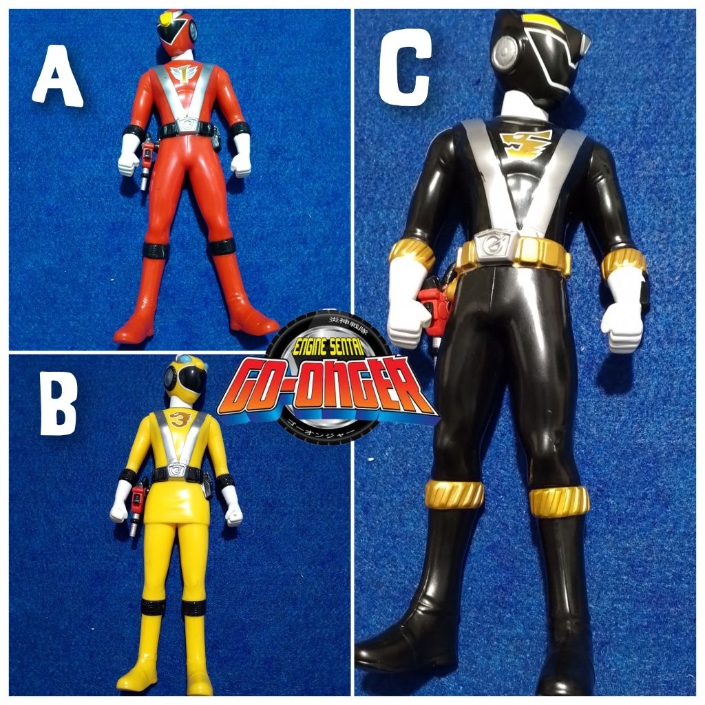 Big Sofubi Super Sentai Go Onger Series Power Ranger RPM ORIGINAL BANDAI Harga Satuan