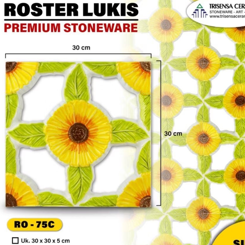 Roster Lubang Angin Keramik RO-75C