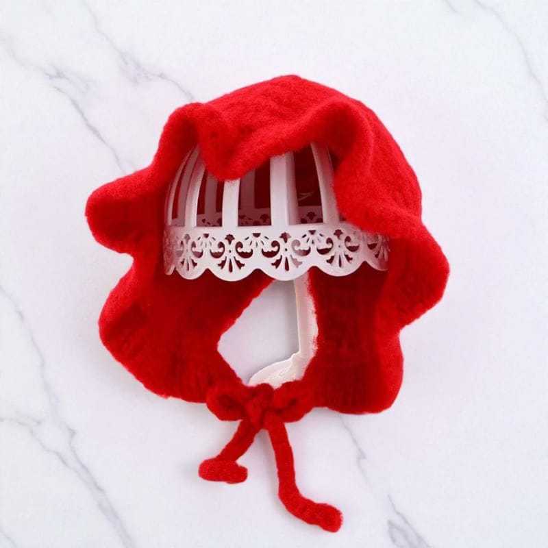 Kupluk Bonet Bayi Perempuan Rajut Bali Topi Bayi Perempuan