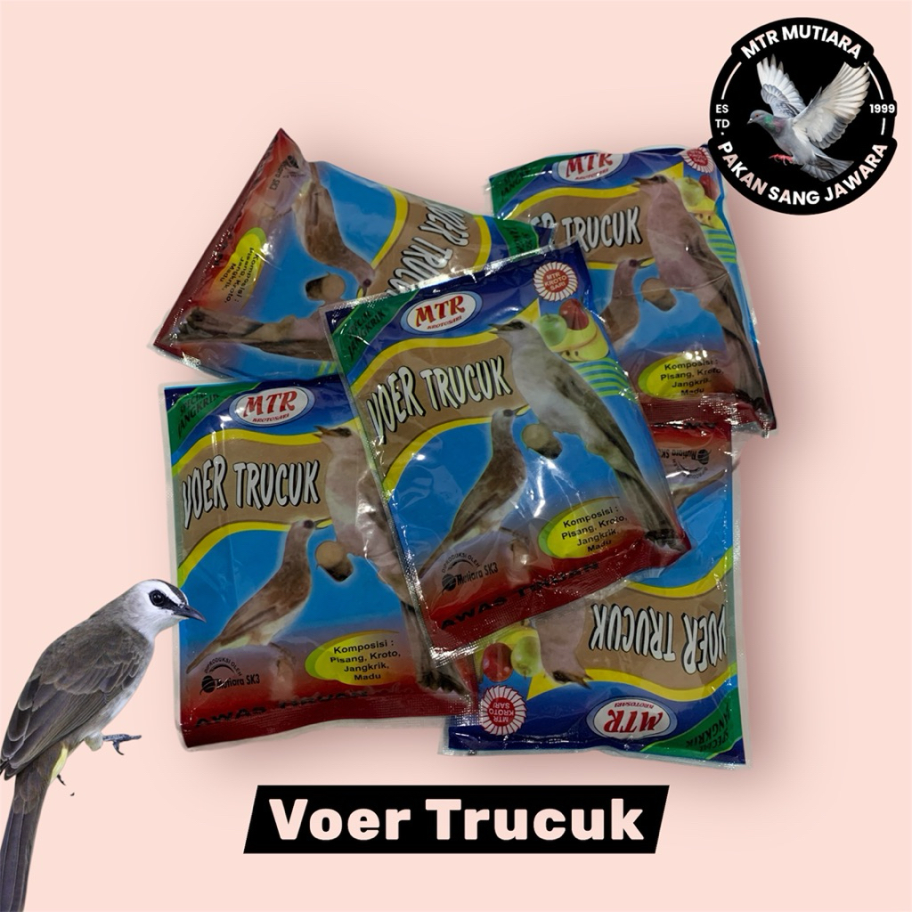 SUPER TRUCUK - Makanan Pakan Voer Burung Rasa Pisang Trucukan
