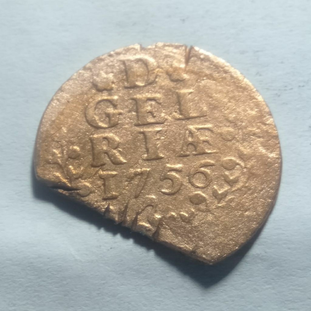 LANGKA 1756 VOC GELRIA BELANDA KOLEKSI KUNO BANYAK DICARI KOLEKTOR Stok Terakhir