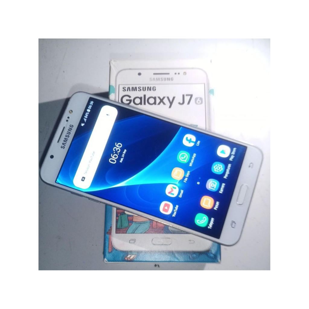SAMSUNG GALAXY J7 2016 NFC 2/16 SUPER AMOLED EXYNOS 7870 (28nm) FULLSET SECOND EX GARANSI RESMI [SM-