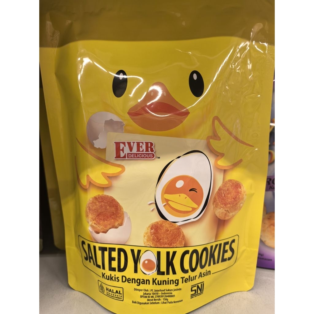EVER DELICIOUS SALTED YOLK COOKIES 150GR. SALTED EGG KUKIS. SALTED EGG COOKIES