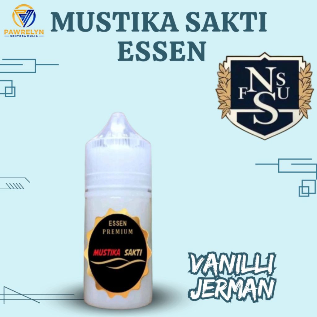 NFSU - Essen Vanili Jerman Oplosan Spesial Aroma 5x lebih kuat mustika sakti - 30ml Cocok untuk Lomb