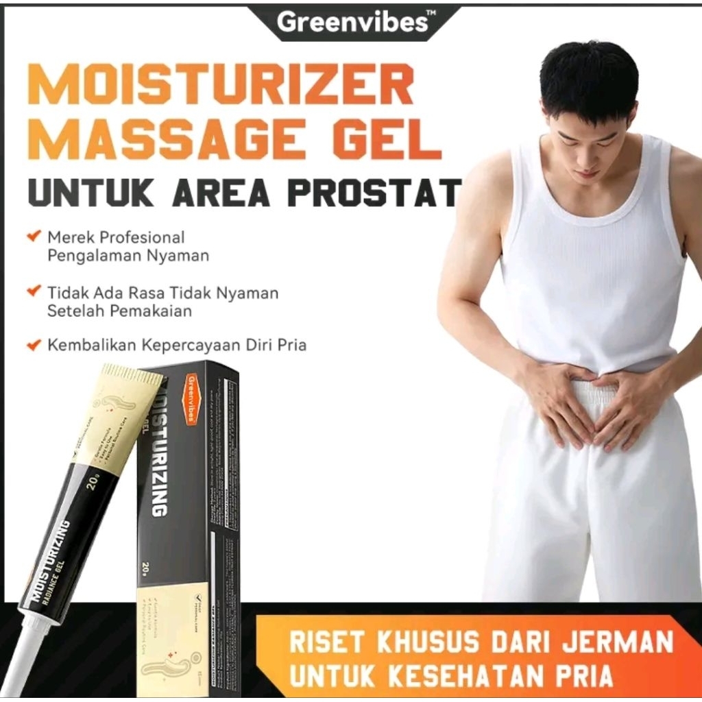 Greenvibes gel herbal oles untuk prostat