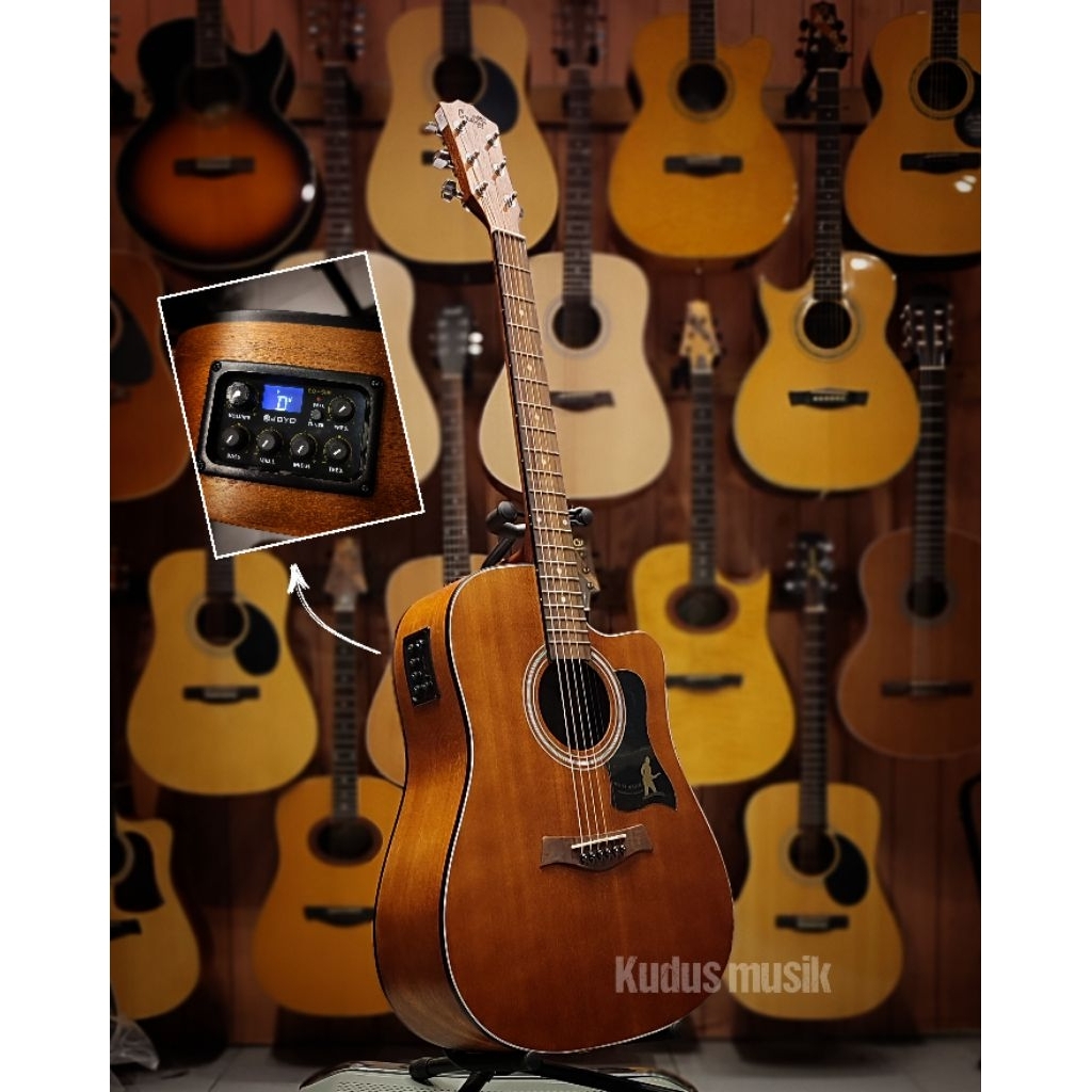 gitar akustik elektrik original cowboy gwc 240 ns eq 505 joyo