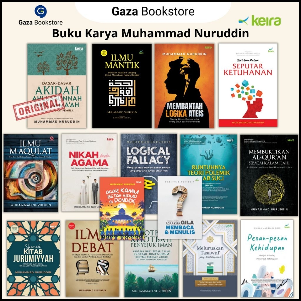 Buku Muhammad Nuruddin Original l Ilmu Mantik l Logical Fallacy l Dasar-Dasar Akidah l Membantah Log
