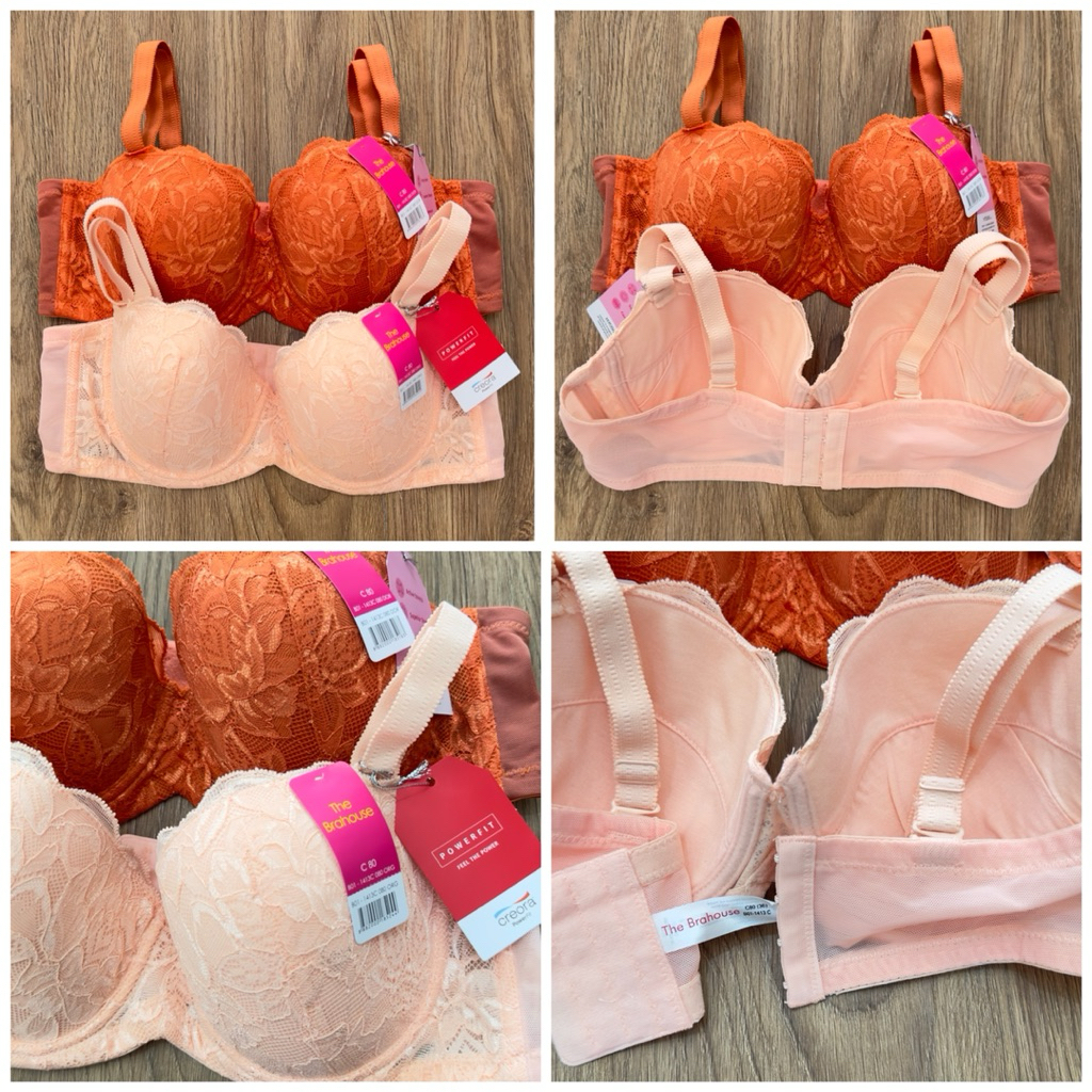 The brahouse bra berkawat half cup B01-1413C size 34C 36C 38C