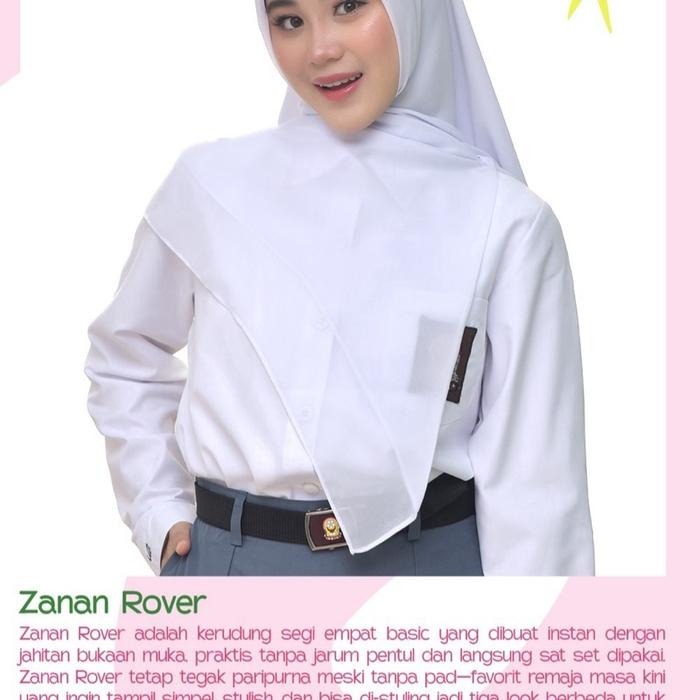 KERUDUNG INSTAN ZANAN ROVER/KERUDUNG SEGIEMPAT INSTAN