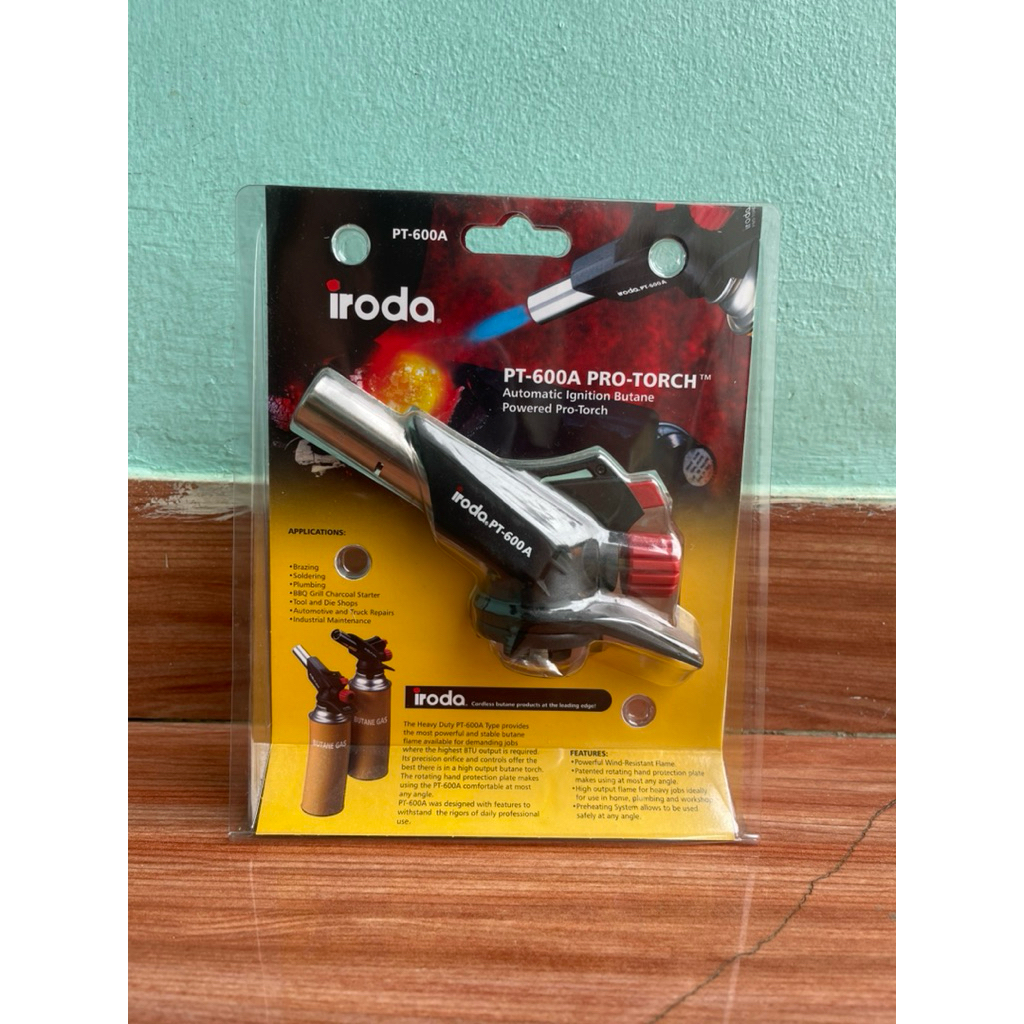 Iroda Pemantik Api Gas PT-600A PRO-Torch