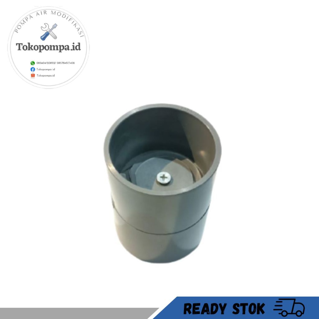 BEST SELLER  TUSEN KLEP PVC KLEP GOT 2 DIM KLEP TENGAH POMPA AIR 2 INCH TANPA SARINGAN
