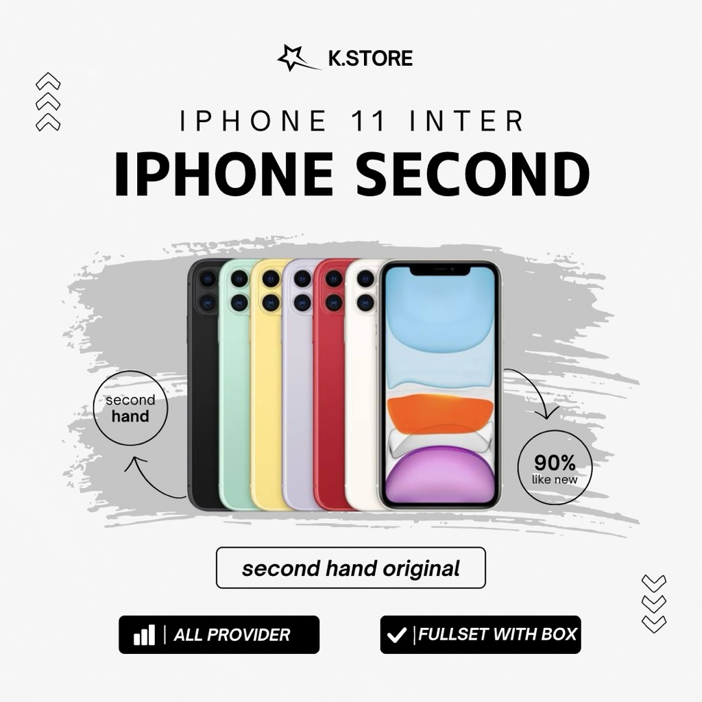 IPHONE 11 64, 128GB INTER SECOND