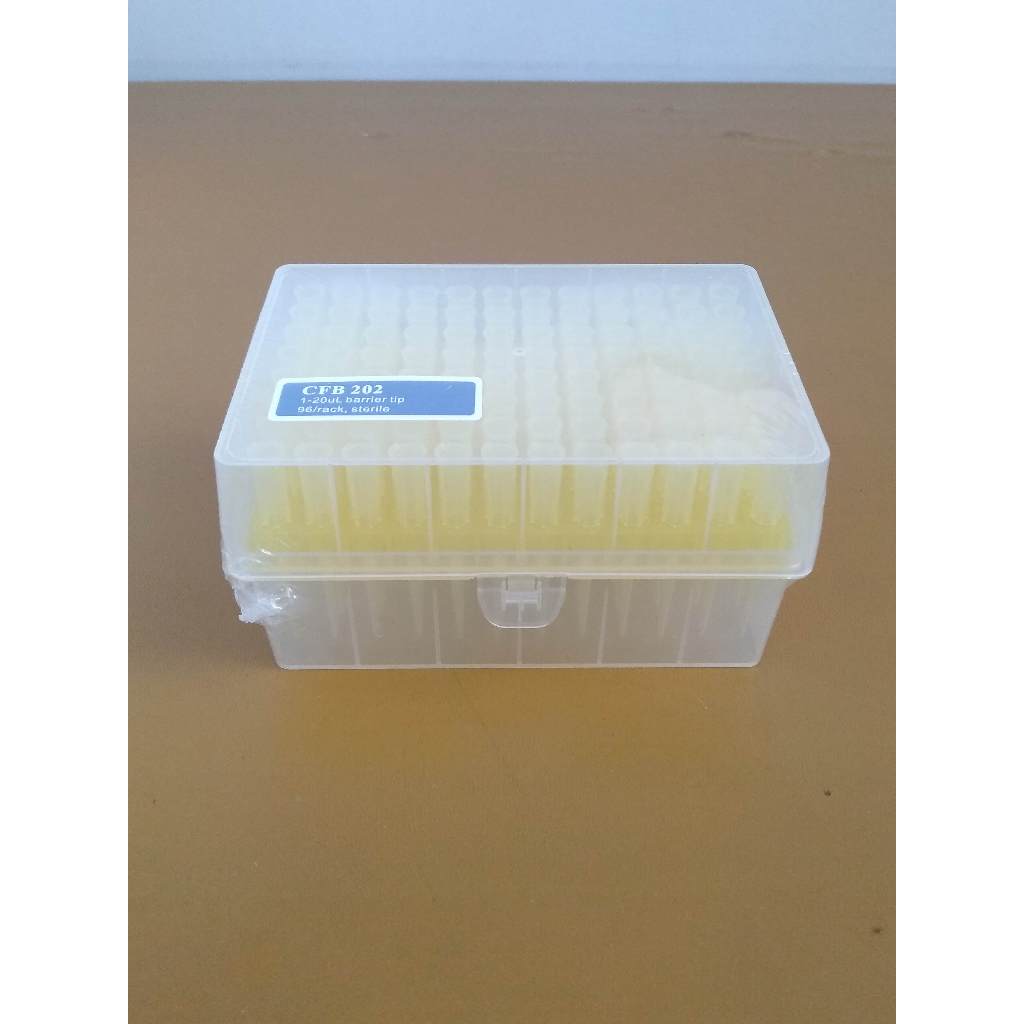 universal pipette tips filter tips 20ul GSBIO with rack CFB202
