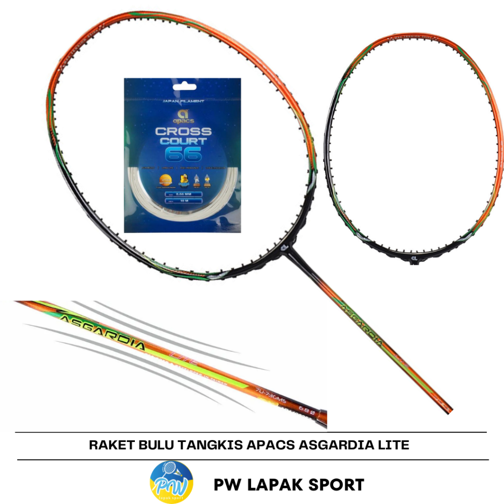 Raket Badminton Apacs Asgardia Lite – Super Ringan & Power Maksimal
