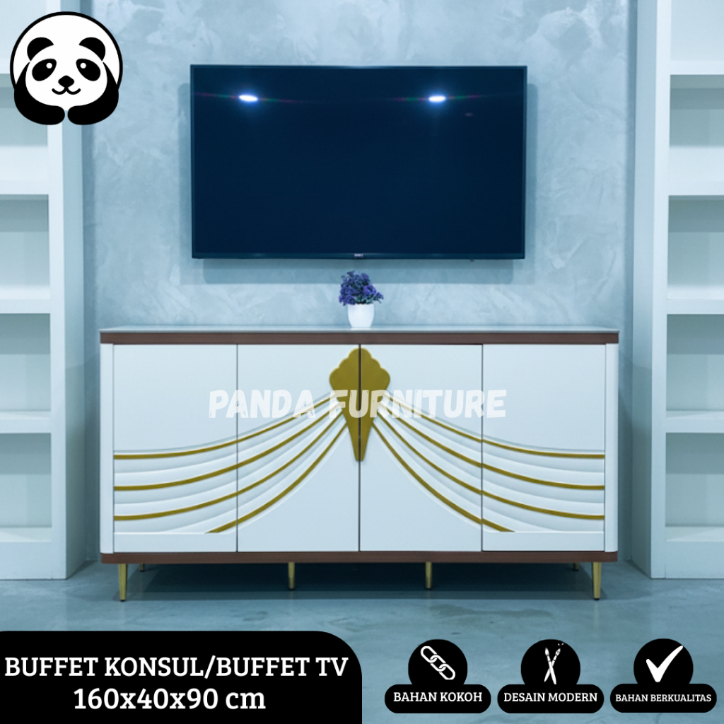 BUFFET KONSUL IMPORT / BUFFET TV IMPORT / BUFFET MULTIFUNGSI / MEJA BUFFET MEWAH BERKUALITAS
