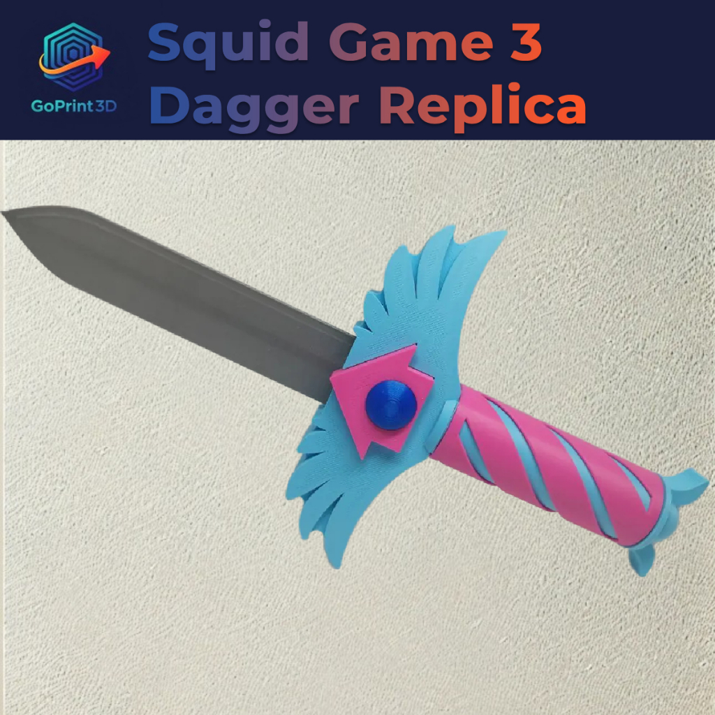 Squid Game 3 Serial Dagger Knife Replica Toys - Mainan Replika Film