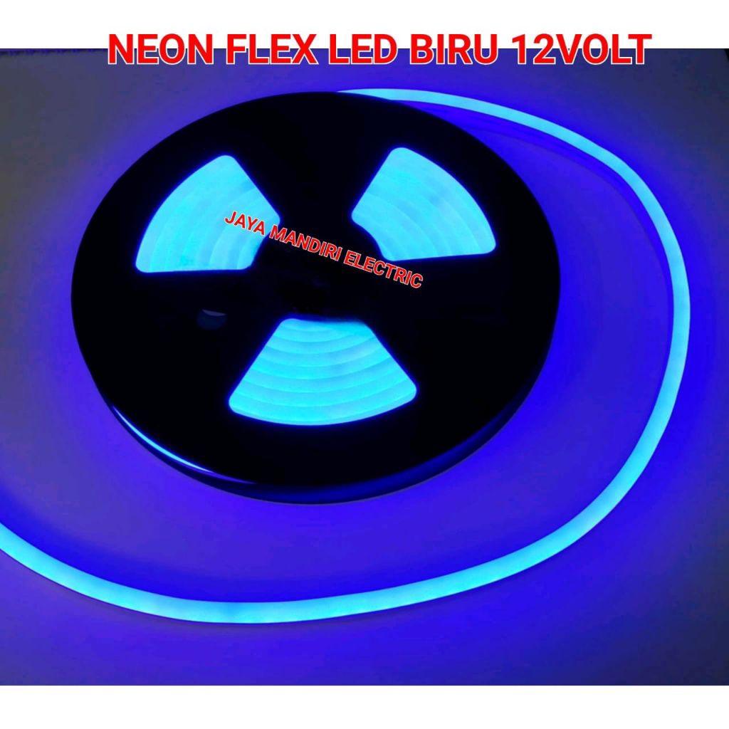 Lampu Led Neon Flex Strip Felxible 5m Kuning 5 Mtr Led Selang Neon 5 meter DOT LESS Dc 12v Ip 65 Put