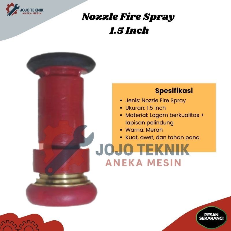Nozzle Fire Spray 1.5 Inch || Jet Nozzle || Pemadam Kebakaran