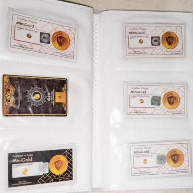 Logam Mulia Emas Minigold 0.05 & 0.1 gram
