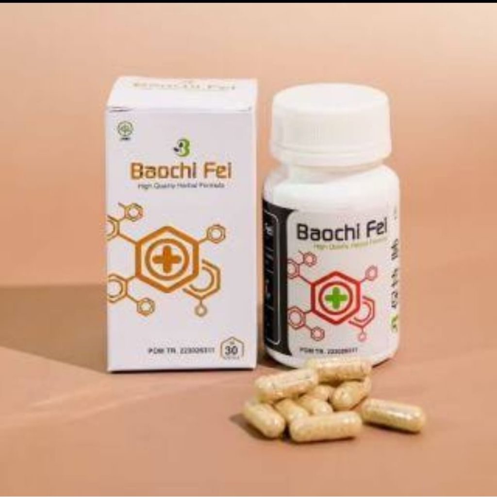BAOCHI FEI Asli Original Obat Sesak Nafas Bronkitis Dan Paru-Paru Baochi Fei Obat Herbal