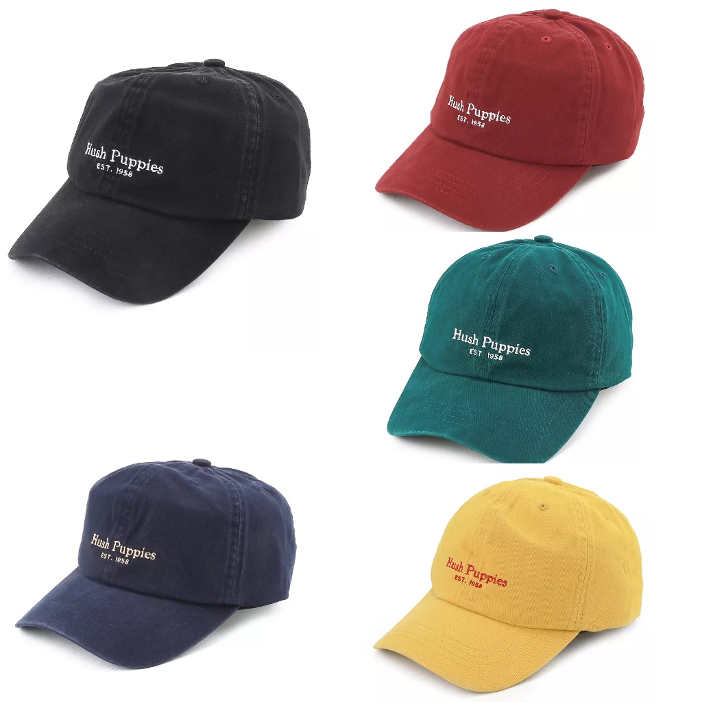 Hush Puppies Topi Pria / Wanita Unisex Typo Original