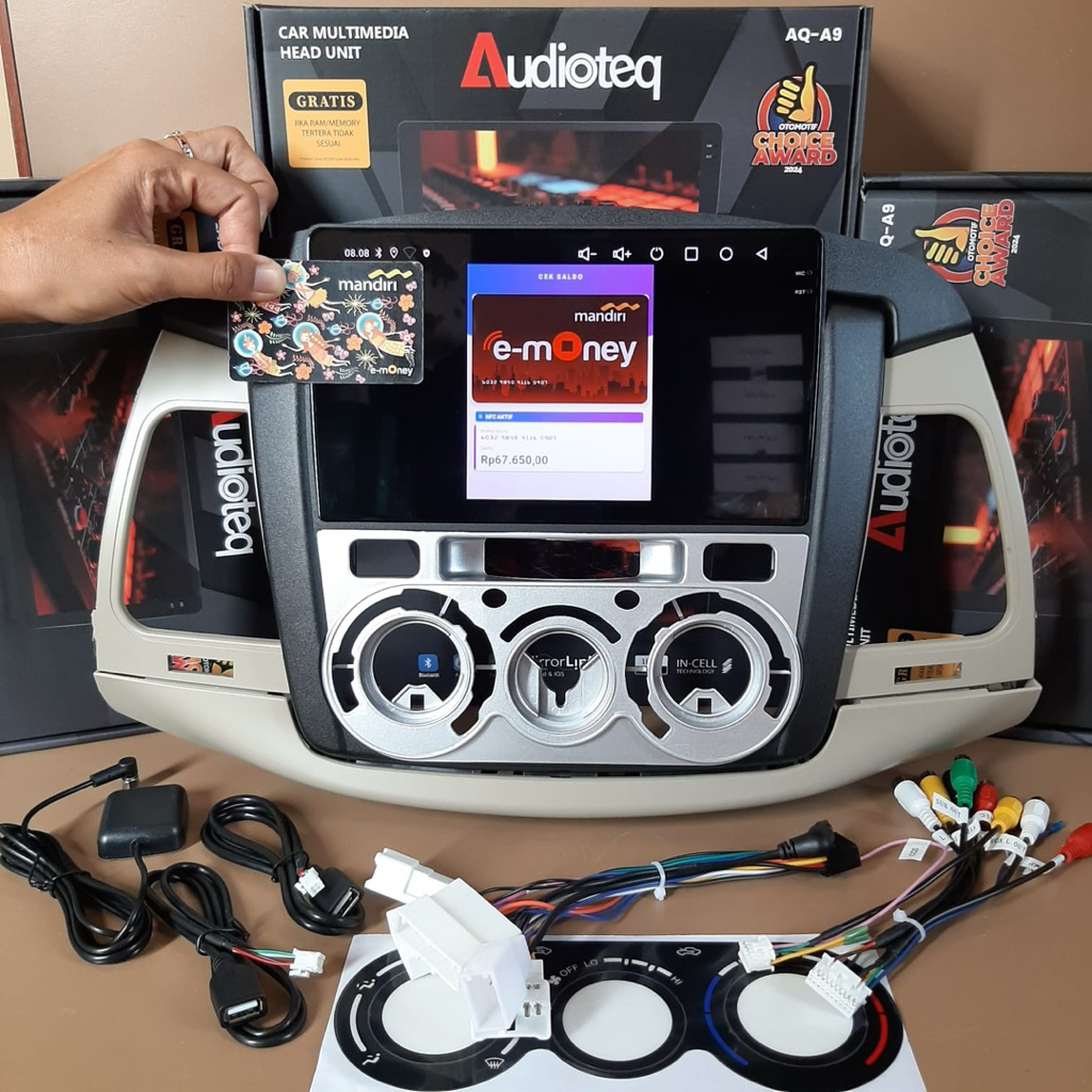 HEAD UNIT ANDROID INNOVA LAMA 2005 - 2010 ANDROID INNOVA TYPE G / TYPE V ANDROID AUDIOTEQ RAM 2/64 G