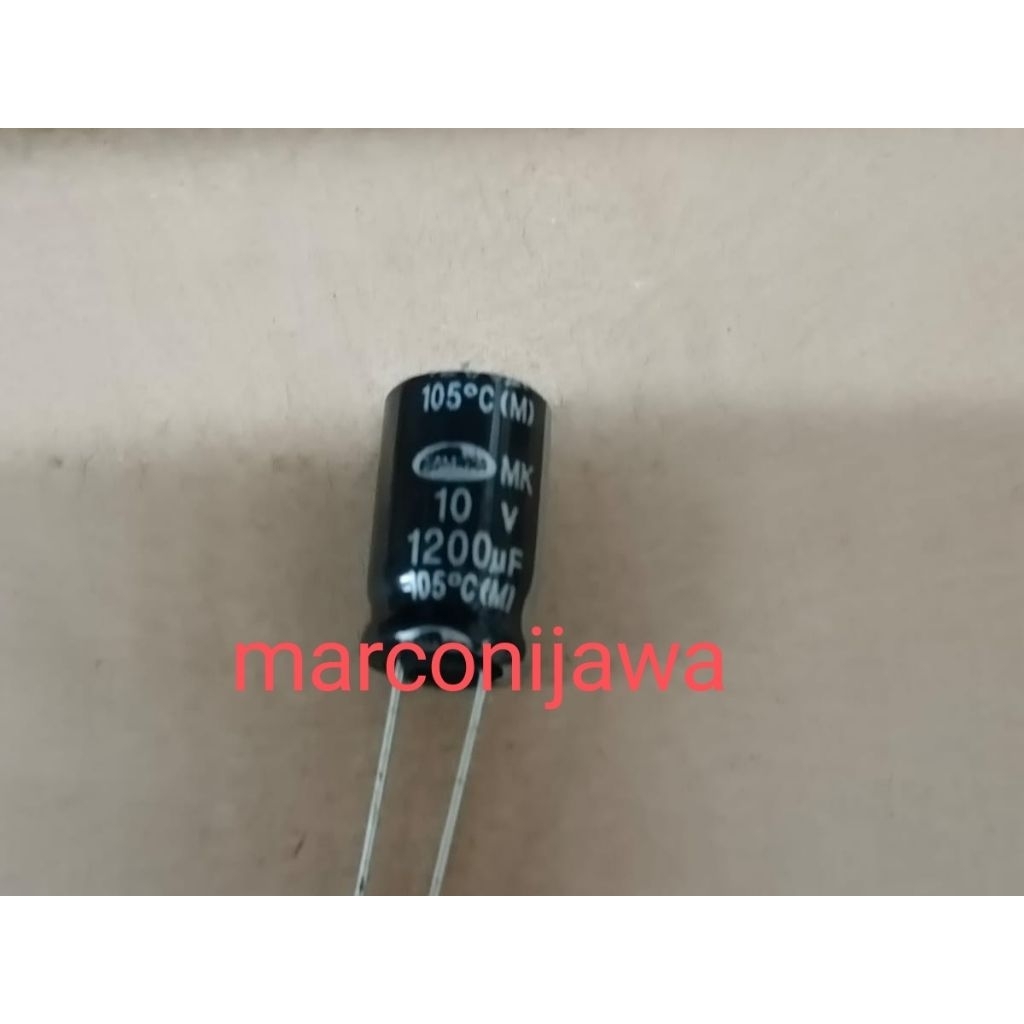 kapasitor elko 1200uf 10V