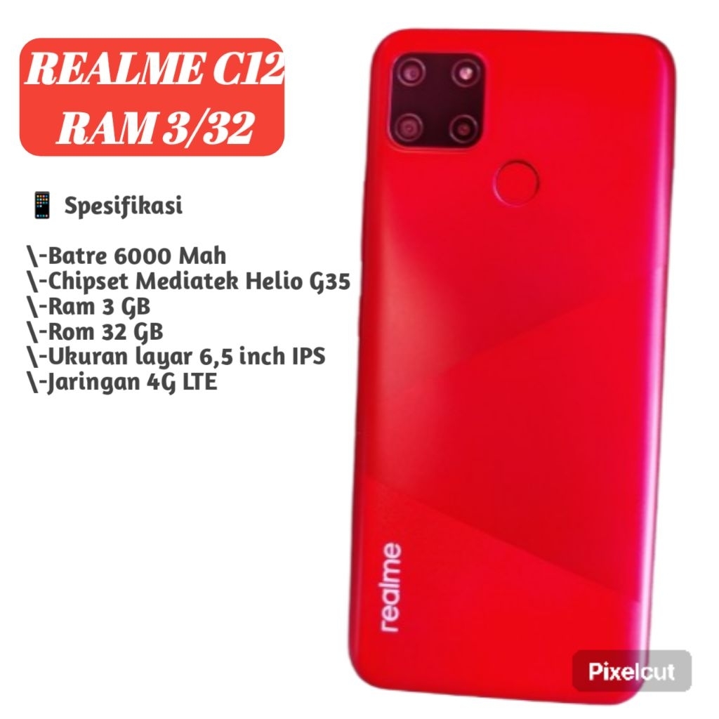 REALME C12 RAM 3/32 Original