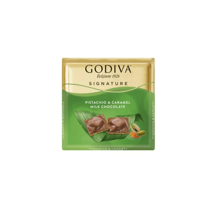 Godiva Signature Pistachio & Caramel Milk Chocolate