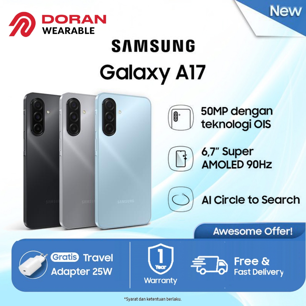 Samsung Galaxy A17 (8GB/128GB) (8/256GB) Smartphone AI | Android | 5000 mAh
