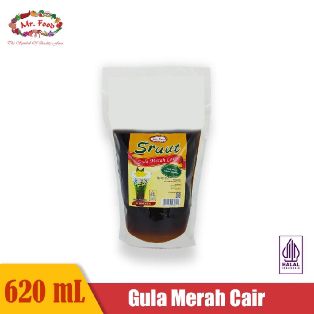 Sirup Gula Merah Mr. Food Kemasan Pouch 620ml