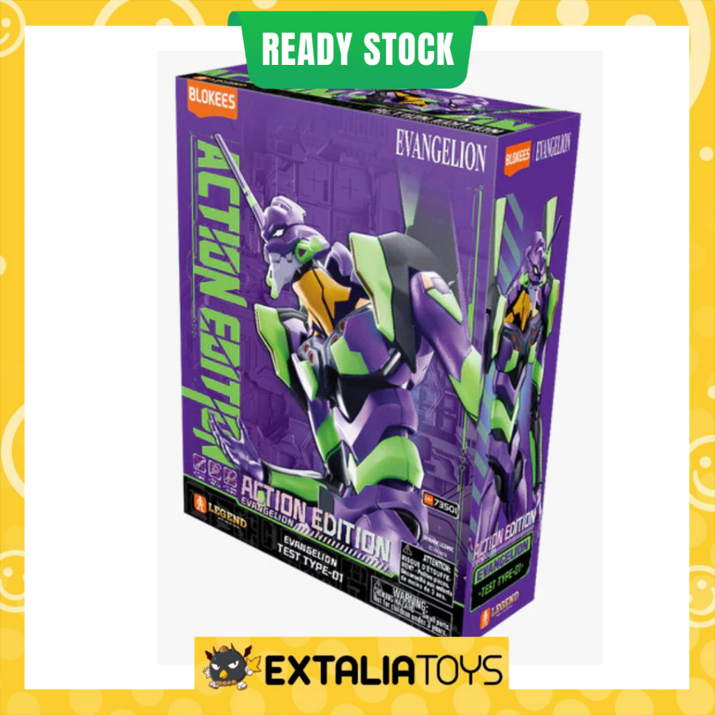 Blokees Figure Action Edition Evangelion Test Type 01 / Eva-01