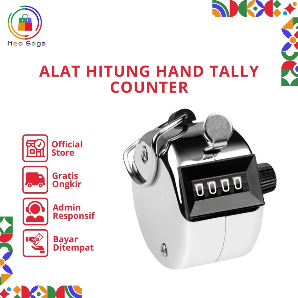Hand Tally Counter Tasbih Counter Alat Hitung