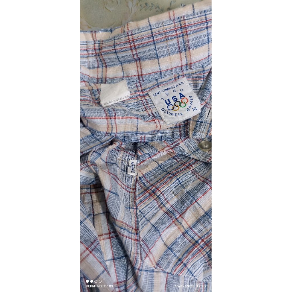 SHIRT Vintage 80s Rare Levi's Strauss USA Olympic Games