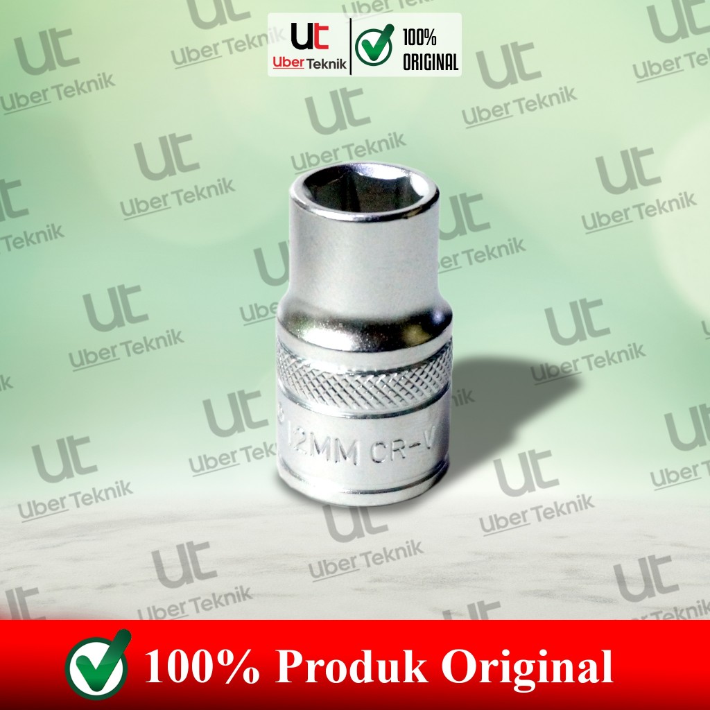 Mata Kunci Sok 12 mm x 1/4" Pendek Tekiro