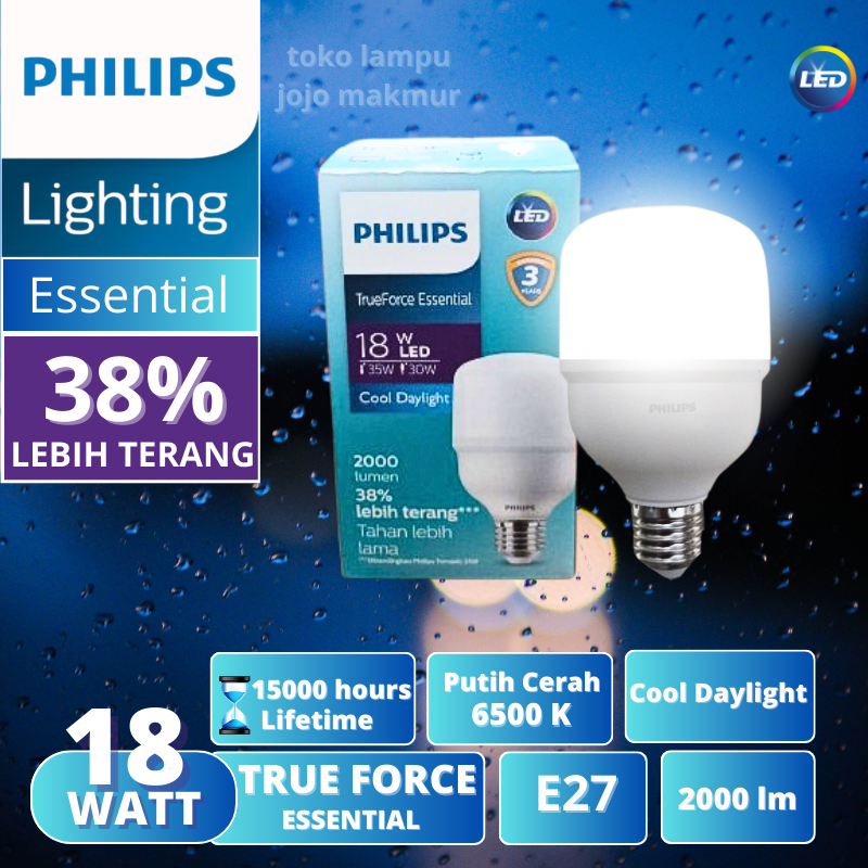 LAMPU PHILIPS LED CAPSULE 18W 18 WATT KAPSUL PHILIPS TFORCE ESSENTIAL