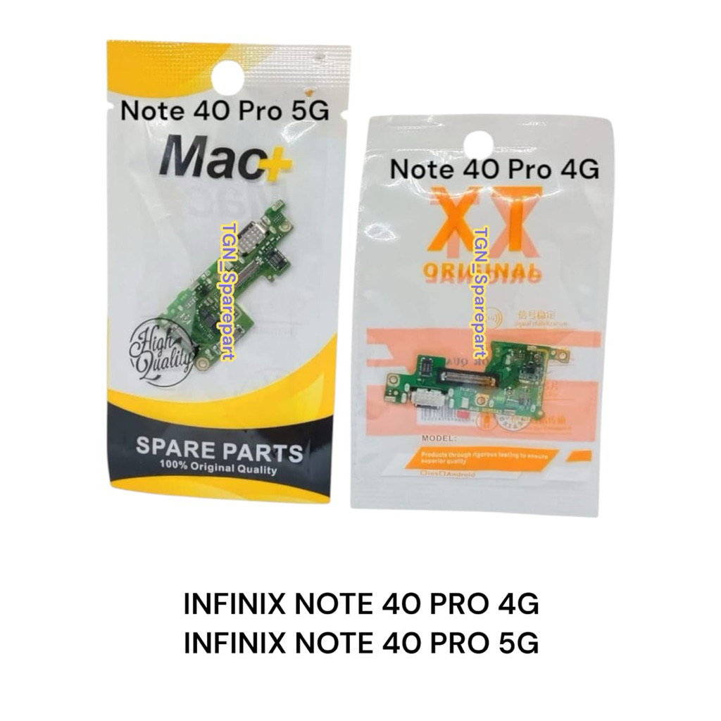 FLEXIBEL CHARGER INFINIX NOTE 40 PRO 4G / INFINIX NOTE 40 PRO 5G PAPAN CAS FULLSET IC ORI