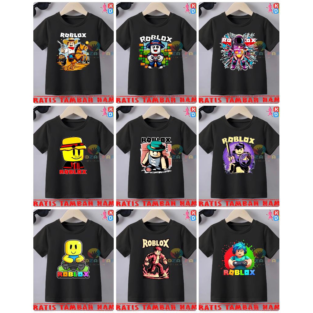 BAJU KAOS ANAK ROBLOX KAOS ANAK ROBLOX