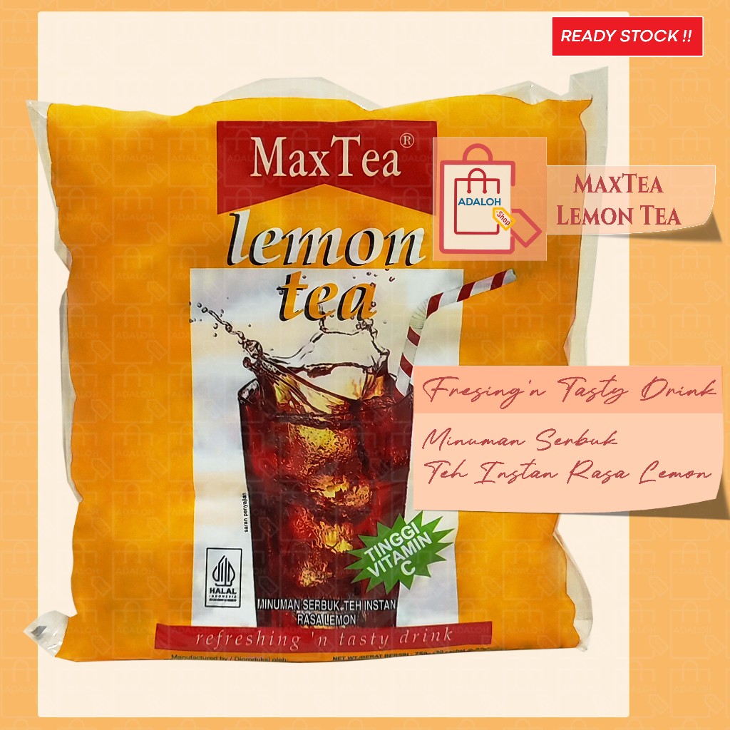 MaxTea Lemon Tea Instan Sachet