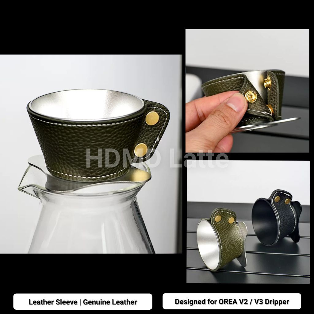 Sleeve OREA V2 / V3 Dripper - Genuine Leather With Snap Button
