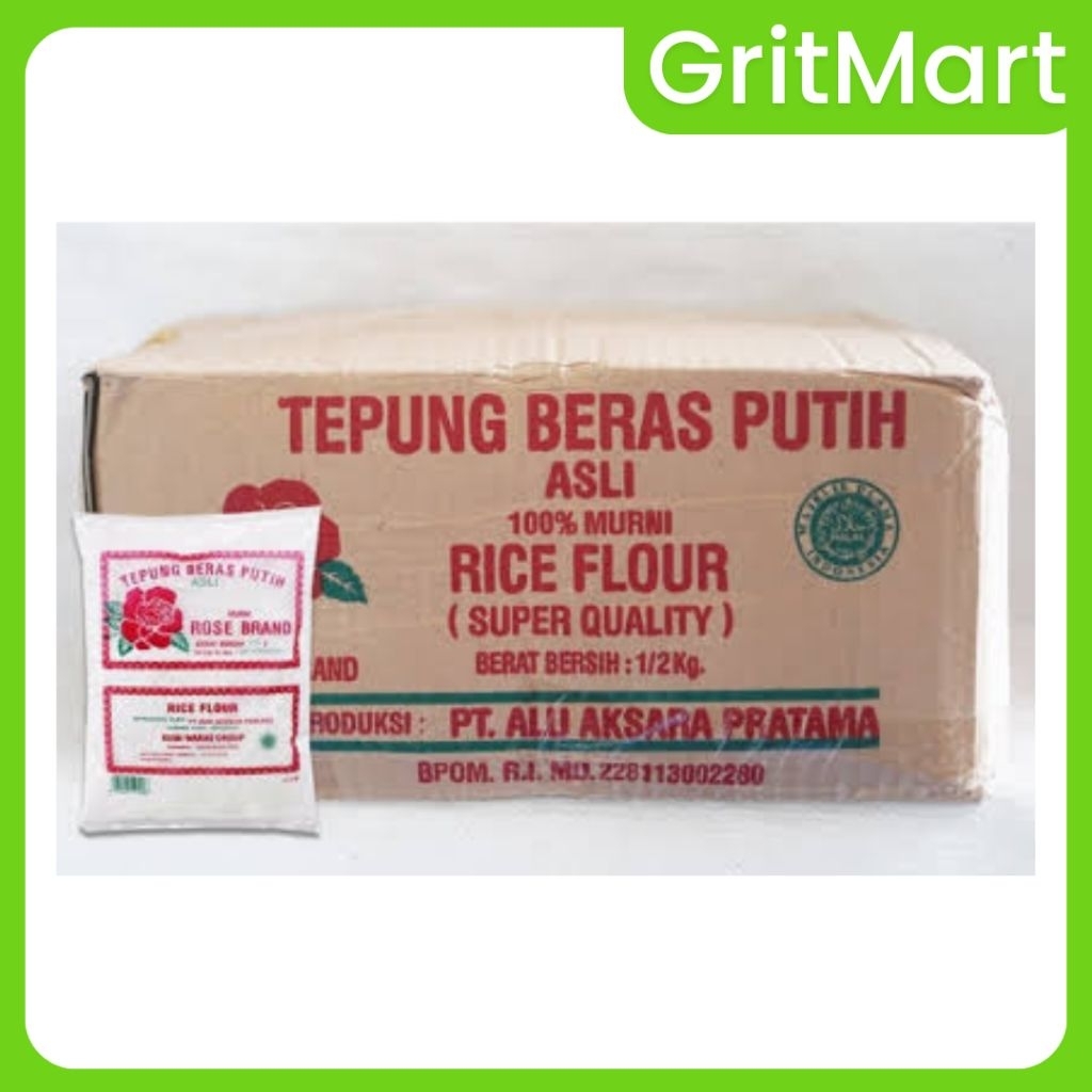 Tepung Beras Putih Rose Brand 1 Dus
