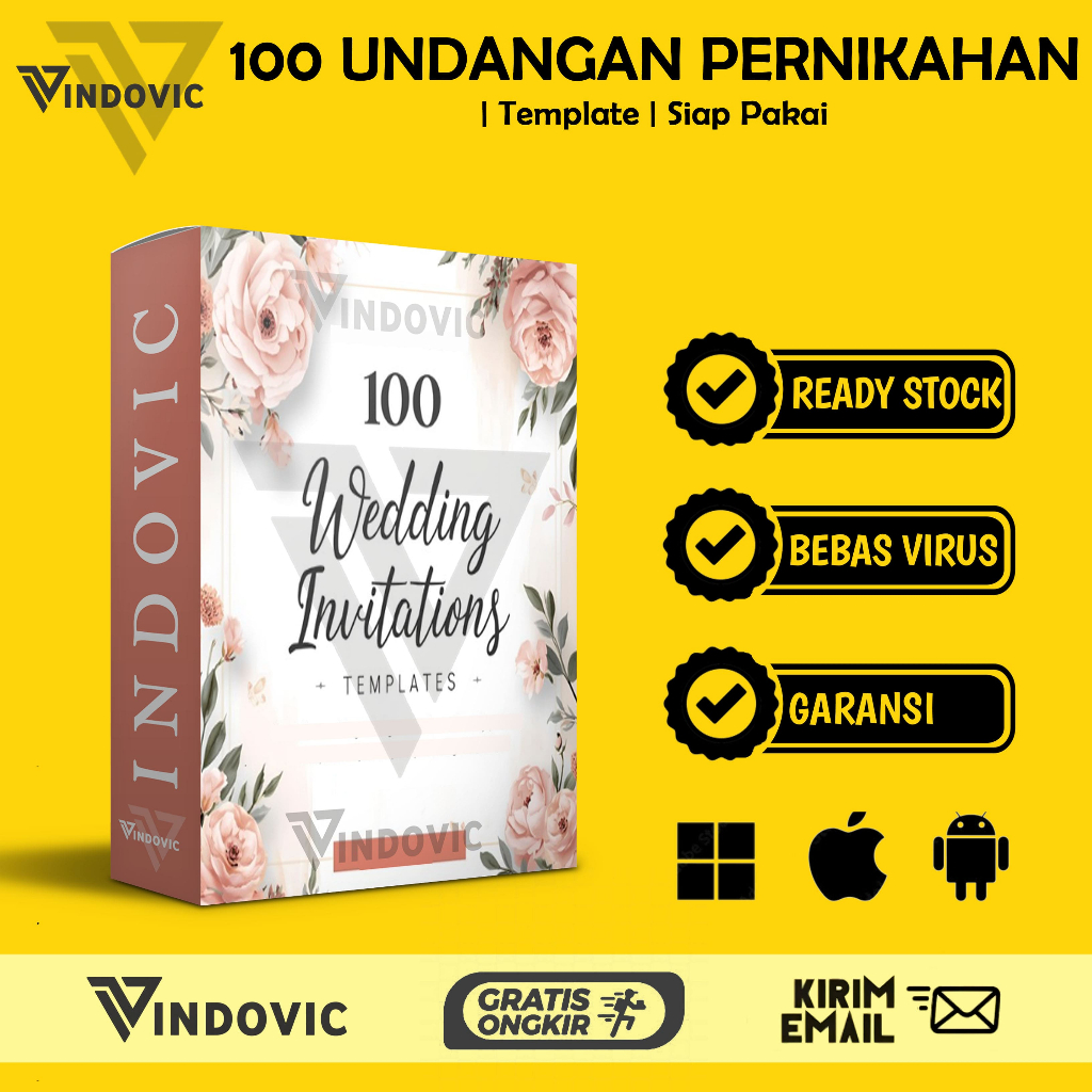 [T0410] 110 TEMPLATE PPT UNDANGAN PERNIKAHAN