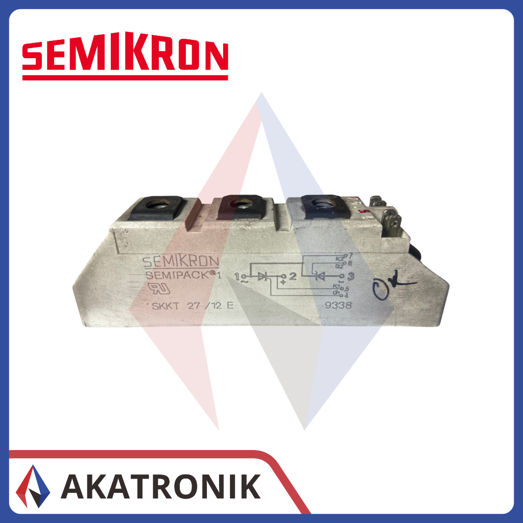 SEMIKRON SKKT 27/12 E THYRISTOR MODULE